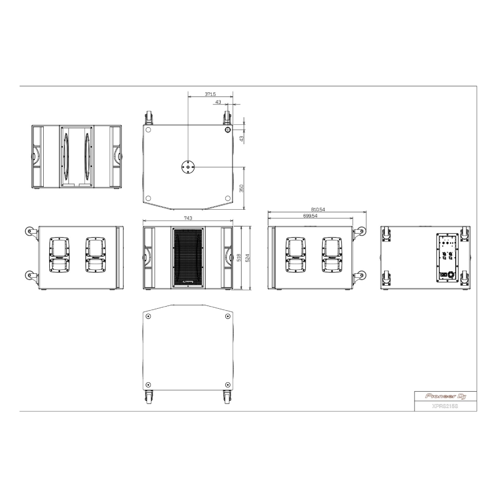 Pioneer dj xprs 215 drawings