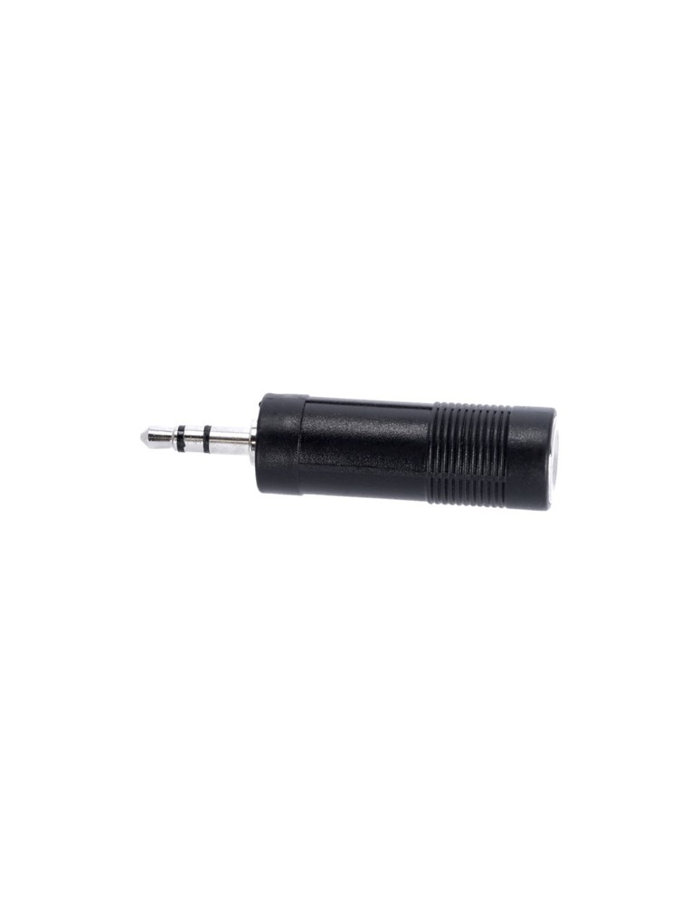 Adam hall connectors 4 star a jf3 mm3 adapter 63 mm jack stereo female to 35 mm jack stereo male %281%29