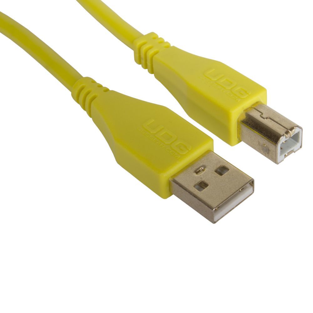 Udg cable straight yellow 02